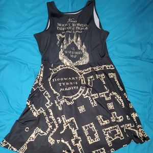Harry Potter Marauder's Map Dress